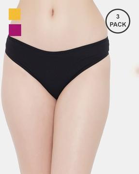 pack of 3 low-rise panties