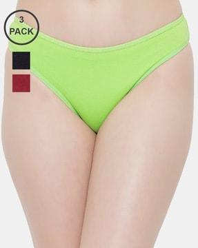 pack of 3 low-rise panties