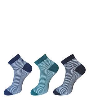 pack of 3 men ankle-length socks