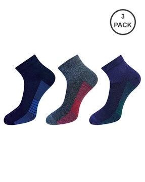 pack of 3 men ankle-length socks