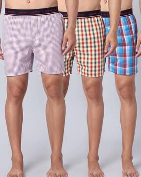 pack of 3 men checked boxers