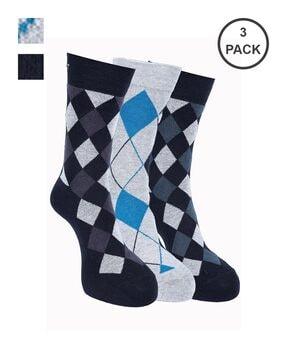 pack of 3 men mid-calf length everyday socks