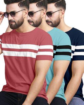 pack of 3 men regular fit round-neck t-shirt