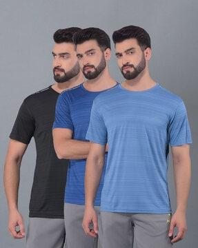 pack of 3 men regular fit round-neck t-shirts