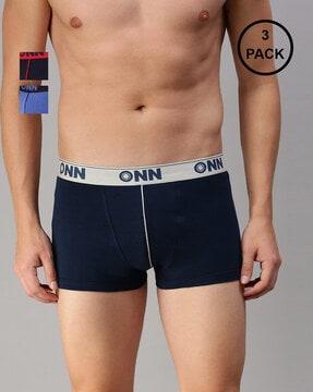 pack of 3 men regular fit trunks