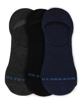 pack of 3 men silicone grip no-show everyday socks