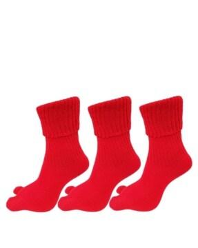 pack of 3 mid-calf length everyday socks
