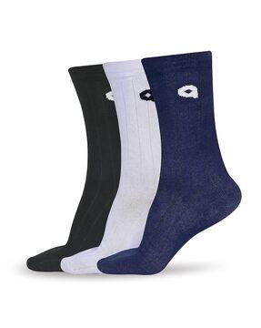 pack of 3 mid-calf length everyday socks