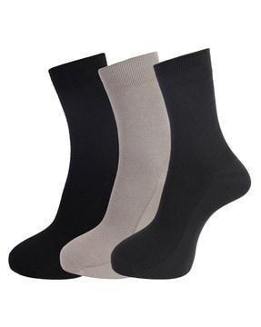 pack of 3 mid-calf length socks