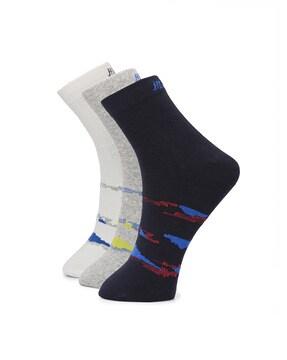 pack of 3 mid-calf length socks