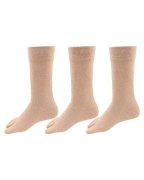 pack of 3 mid-calf length socks