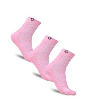 pack of 3 mid-calf liners socks