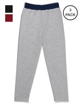 pack of 3 mid-rise straight pants
