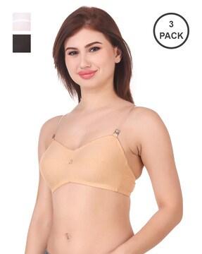 pack of 3 non-wired t-shirt bras