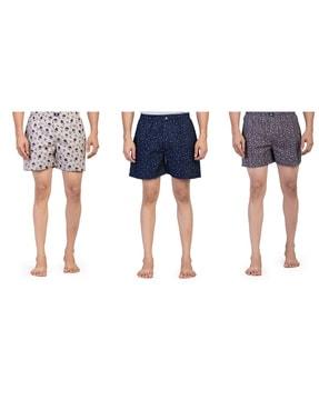 pack of 3 printed boxers