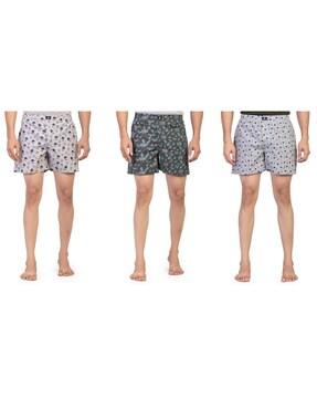 pack of 3 printed boxers