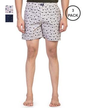 pack of 3 printed boxers