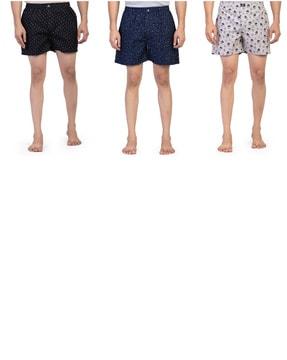 pack of 3 printed boxers