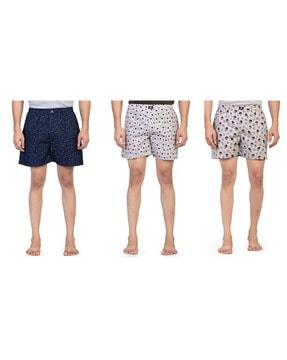 pack of 3 printed boxers