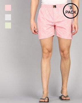 pack of 3 printed boxers