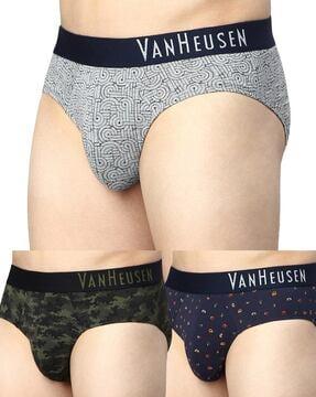 pack of 3 printed briefs