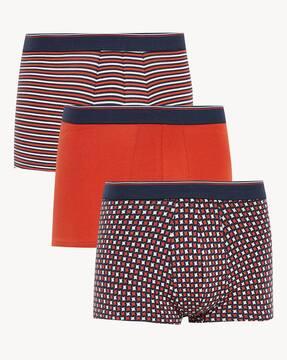 pack of 3 printed briefs