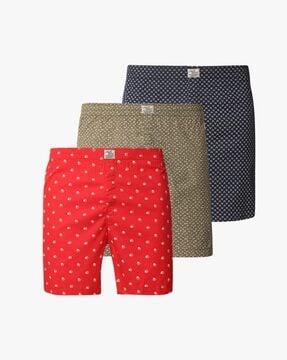 pack of 3 printed slim fit boxers