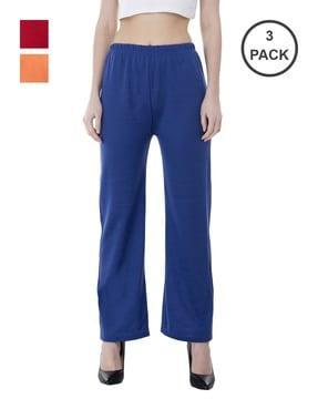 pack of 3 relaxed fit palazzos