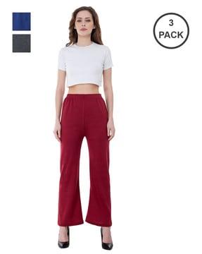 pack of 3 relaxed fit palazzos