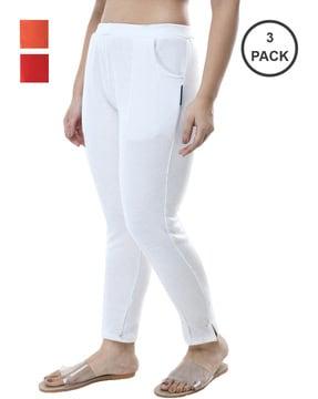 pack of 3 relaxed fit pants with insert pockets