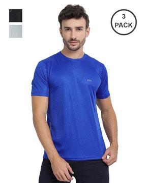 pack of 3 round-neck t-shirts