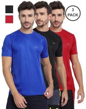 pack of 3 round-neck t-shirts