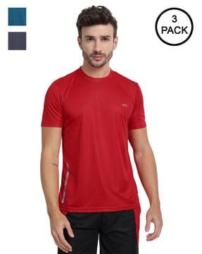 pack of 3 round-neck t-shirts