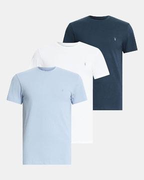 pack of 3 slim fit tonic cotton t-shirts