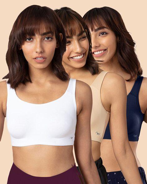 pack of 3 solid beginner's bra