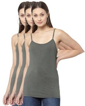 pack of 3 solid camisole