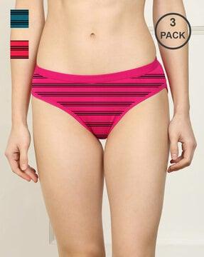 pack of 3 striped briefs