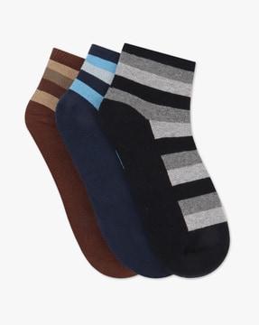 pack of 3 striped socks