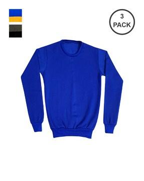 pack of 3 sweatshirts