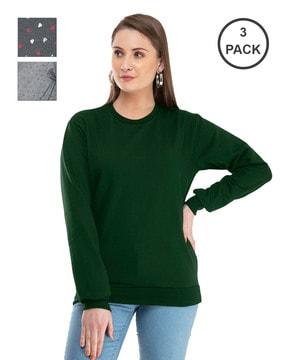 pack of 3 sweatshirts