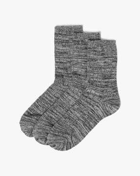 pack of 3 textured socks