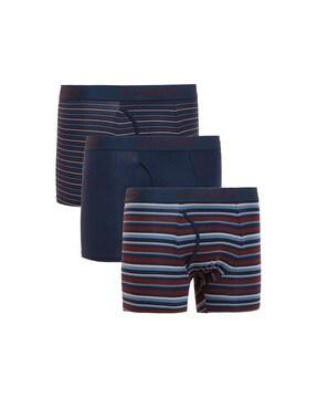 pack of 3 trunks with elasticated waist