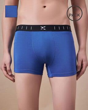 pack of 3 trunks with elasticated waistband