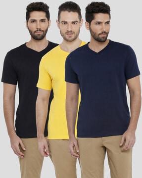 pack of 3 v-neck t-shirt