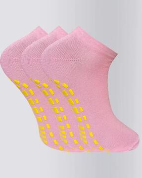 pack of 3 women ankle-length athletic socks