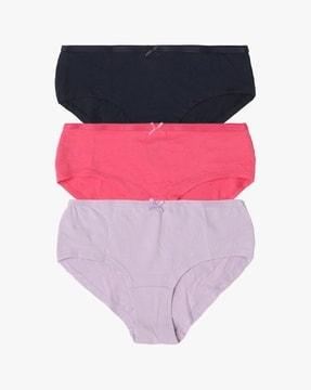 pack of 3 women cotton hipster panties