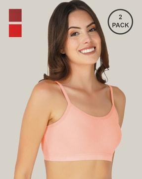 pack of 3 women full-coverage sports bras