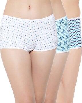 pack of 3 women regular fit boyshorts