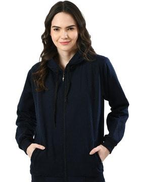 pack of 3 women regular hooded jacket with zip-closure