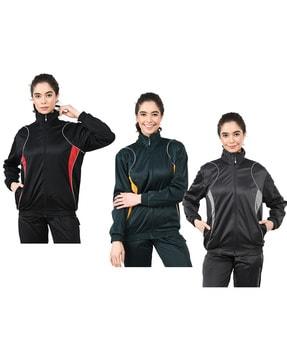 pack of 3 zip-front track jackets with insert pockets